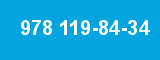 978 119-84-34 978 119-84-34